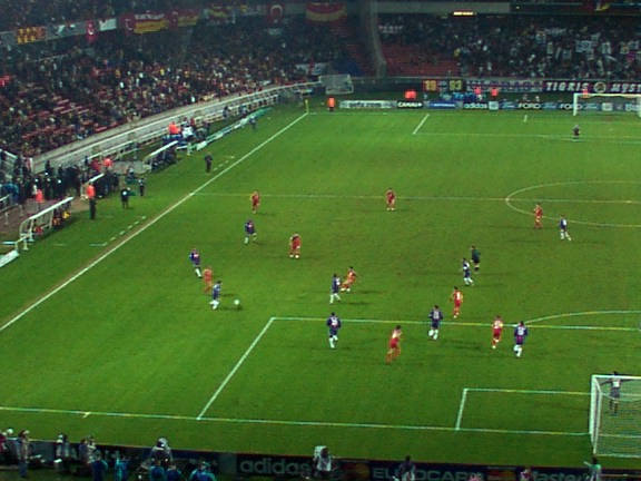 PSG–Galatasaray at Parc des Princes in the 2000/01 Champions League